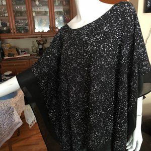 Black Batwing Top
